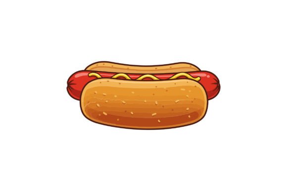 A Delicious Hot Dog with Mustard and Ketchup