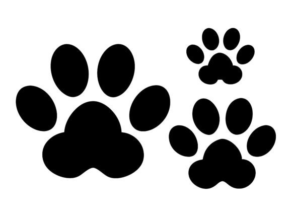 Paws Print of a Dog or Cat. Footprint Pe – A Designer's First Look